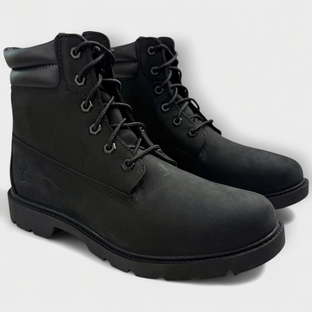 Timberland Linden Woods Waterproof Boots Women's 10 Black NWOB